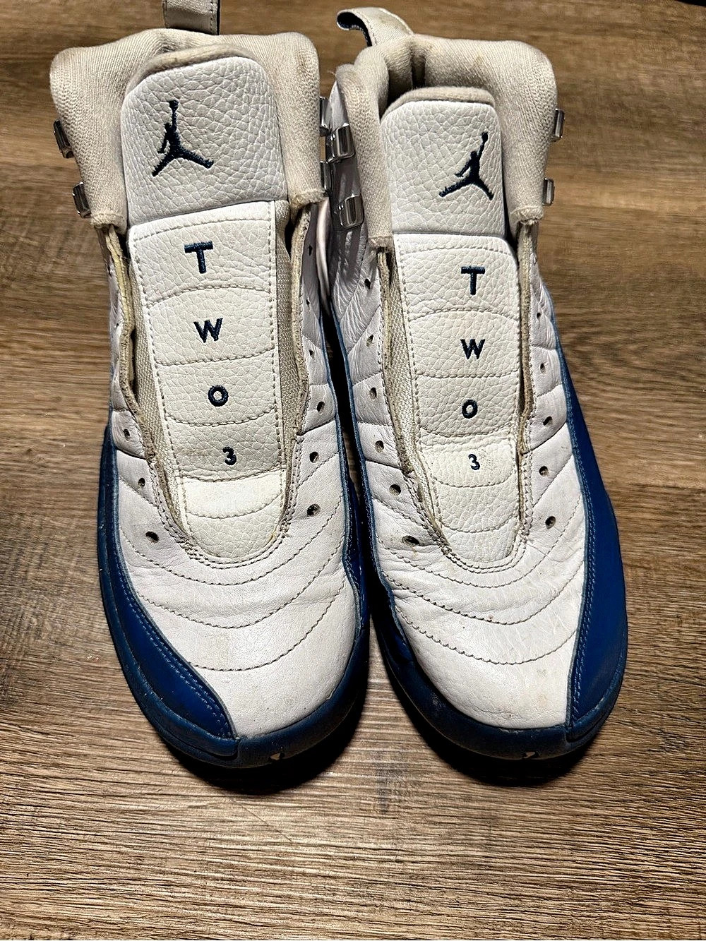 Jordan Air Jordan 12 Retro French Blue Men's Sneakers US 6.5 White & Blue